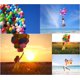thumbnail image 2 of Globos de colores surtidos de 100 unidades, aptos para helio, decoración para fiestas de alta durabilidad, 2 of 5