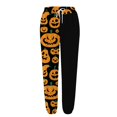 thumbnail image 4 of Yellow Pajama Pants Women Drawstring Wide Leg Pj Bottoms Cute Funny Lounge Sleepwear S, 4 of 4