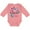 Mauve, variant on Inktastic I Love My Gigi Pink and Blue Fox with Hearts Boys or Girls Long Sleeve Baby Bodysuit