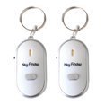 thumbnail image 1 of Visland 2 Pcs Key Finder Keychain Whistle Remote Control Flashing Key Tracker Device Portable Waterproof Anti-lost Key Ring Holder, 1 of 8