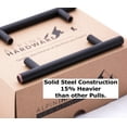 thumbnail image 2 of Alpine Hardware Solid Euro Style Bar Handle Pull | 10Pack ~3.75" Hole Center & 6.125" Length | Heavy Stainless Steel T-Bar Pull with an Oil Rubbed Bronze Finish | Cabinet Hardware, 2 of 3