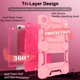 thumbnail image 2 of Funda CCMAO para Samsung Galaxy Tab A9+ 11" 2023, color dorado rosado, 2 of 7