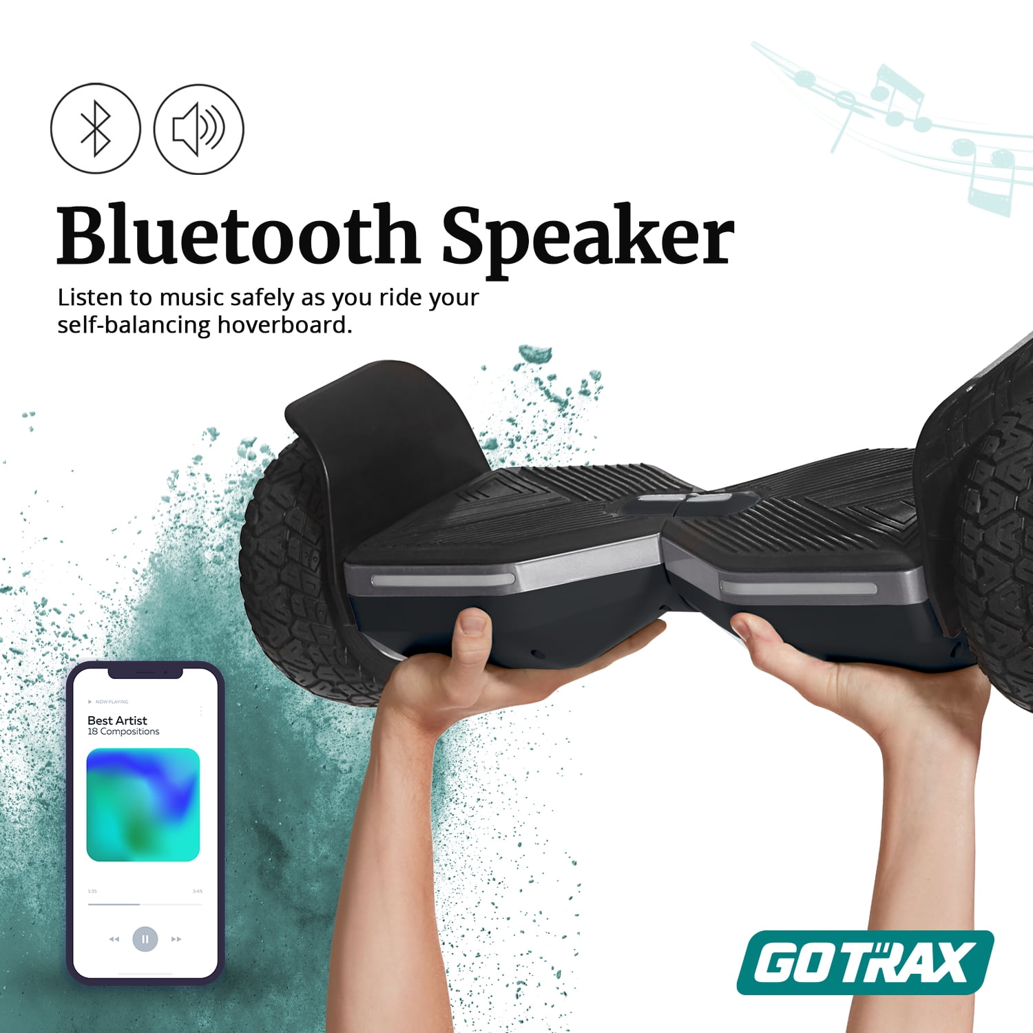 Gotrax srx pro bluetooth hoverboard hotsell