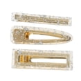 thumbnail image 4 of Unique Bargains 1 Set Hair Clip Pattern Texture Hair Clips Silver Tone, 4 of 5
