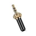 thumbnail image 4 of 5Pcs 3.5mm Plugs Metal Connector Mini 3.5mm Screw Lock Stereo Jack Plug with M6 Internal Thread, 4 of 5