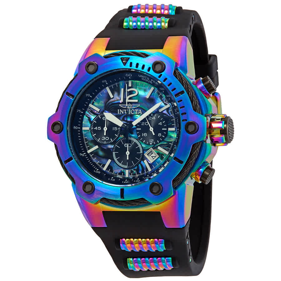 Invicta Men's 28033 Bolt Quartz Chronograph Rainbow Dial Watch 