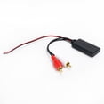 thumbnail image 3 of Bluetooth 5.0 Audio Receiver Music Adapter Car Stereo Aux Cable 2RCA Interface for Auto, 3 of 5