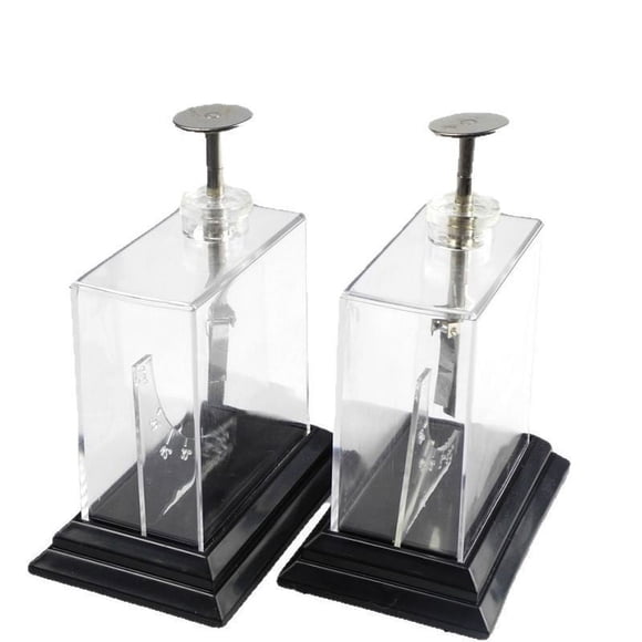 Shisuyan 2pcs Electroscope Static Electricity Detector Hands-On Education Toys Physics Classroom Tools Easy Science Experiment Triboelectric Static Electricity