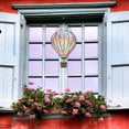 thumbnail image 5 of Solar Powered Acrylic Hot Air Balloon Light with Flickering Flame, Weather-Resistant, for Garden, Patio, Balcony, or Party Decor., 5 of 5