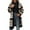 Khaki, variant on Arlun Women's Open Front Long Sleeve Long Cardigans Boho Print Loose Sweaters Outwear Soft Cozy Stylish Warm Coats 2025 Fall Winter Streetwear Outfits Pink XL