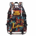 thumbnail image 1 of Mochila Oxford de tela Oxford con dibujos animados de Kobes Bryants para niños, 1 of 1