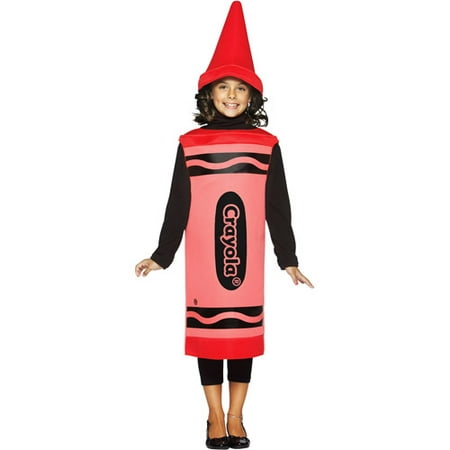 Crayola Red Child Halloween Costume, Size: Girls' - One Size