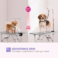 thumbnail image 4 of PawHut Foldable Pet Grooming Table for Dogs Cats Non-slip Surface, Grey, 4 of 10