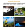 thumbnail image 3 of BQBQERT Flashlight Hand Crank Generator Wind Up Solar Powered 3 LED Manual Flashlight Torch, 3 of 14