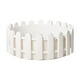 thumbnail image 2 of Maceta de Flores Artificiales | Plástico Blanco Estilo Valla | Maceta Hidropónica Decorativa, Ligera y Duradera con Orificios de Drenaje | Contenedor para Interior y Exterior, Hogar, Oficina, Jardín, 2 of 6