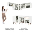 thumbnail image 5 of Cocina Integral Modular Madesa Reims 332cm Blanco, 5 of 5