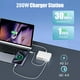 thumbnail image 4 of Cargador USB C Linboll, 200 W, 8 puertos, centro de carga rápida GaN, 4 of 8