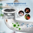 thumbnail image 5 of YOSUOPOC 3-in-1 Kitchen Sink Drain Strainer, 304 Stainless Steel Pop-Up Stopper for US 3-1/2" Drain, 5 of 8
