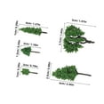 thumbnail image 2 of FESTFENDS 1Set Green Plastic Model Trees for Diorama Landscape with Lightweight and Durable Material, 2 of 8