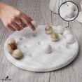 thumbnail image 2 of Juego Marble Tic Tac Toe Radicaln, blanco y verde, 25 cm, con bolas, 2 of 6