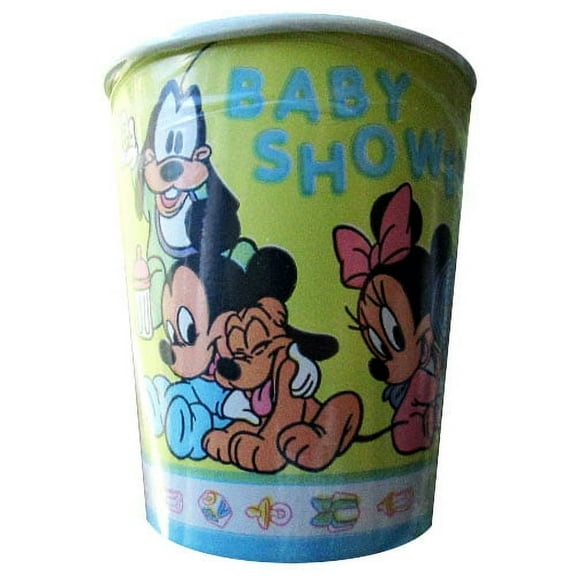 Disney Babies Vintage Baby Shower 7oz Yellow Paper Cups (Set of 8)