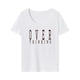thumbnail image 4 of Camiseta de cuello redondo para mujer, traje sencillo, camiseta de manga corta para viajes de oficina, regalo del día de San Valentín M, 4 of 8
