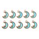 thumbnail image 4 of Colgantes de estrella Macarena 10 Piezas Azul 17x17mm, 4 of 6