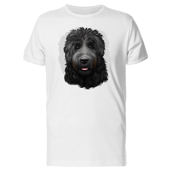 Black Russian Terrier Dog Tee Men's -Image by Shutterstock
