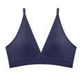 thumbnail image 2 of Timegard Womens Bras Deep V Wireless Adjustable Strap Seamless Solid Color Comfortable Sleep Bralettes, 2 of 7