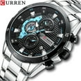 thumbnail image 2 of Curren  8402 Men's Watch Popular Men's Watch Business Steel Belt Waterproof Quartz Watch, 2 of 6