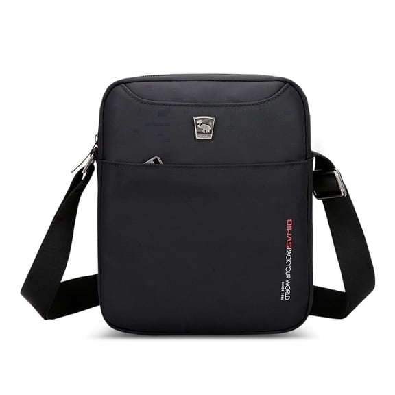 OIWAS Men's Small Crossbody Mini Shoulder Bag Lightweight Nylon Phone Purse for Travel Work Hiking