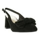 thumbnail image 4 of Zapatillas color negro con moño y tacón cuadrado 24 Dorothy Gaynor Zapatillas color negro con moño y tacón cuadrado 24, 4 of 6