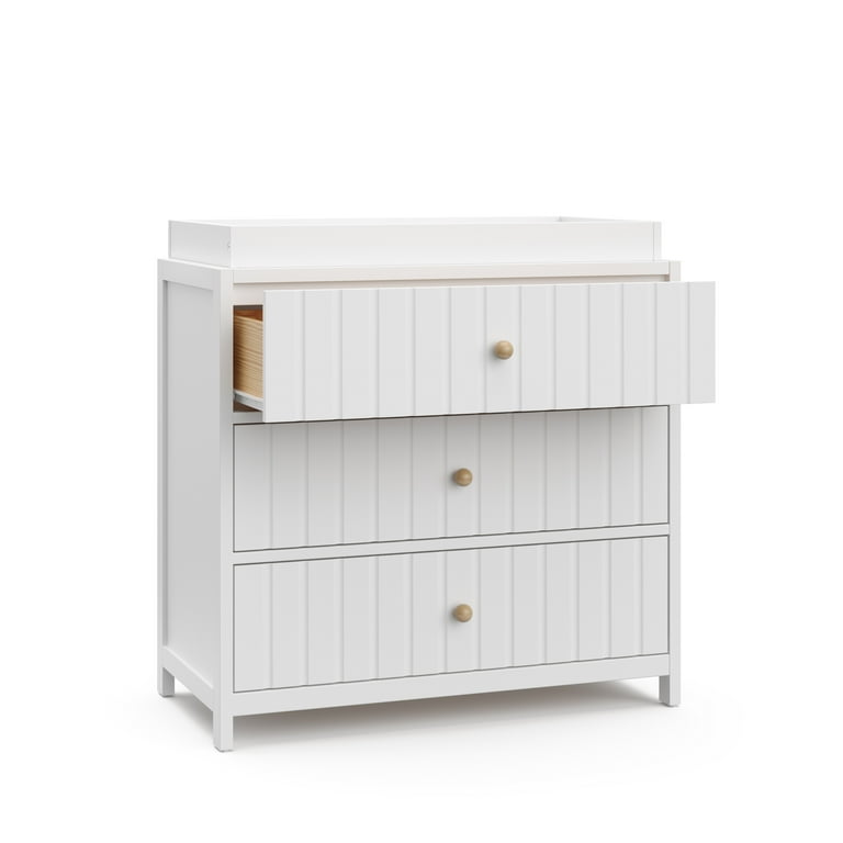 Graco Teddi 3 Drawer Infant Chest with Changing Topper White Walmart