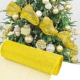 thumbnail image 6 of XIEULQP 10x10-Yard Metallic Deco Mesh Wrap - Polyester Crafting Ribbon for Gift Baskets, Wreath Garland & Holiday Decor (Easter/Halloween/Wedding)​​, 6 of 9