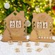 thumbnail image 2 of Calendario de Adviento de madera para Navidad, suministros de decoración para el hogar, Papá Noel, Año Nuevo, 2024, 2 of 4