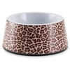 Lulu Pink Cheetah Dog Bowl