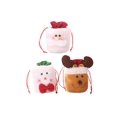 thumbnail image 2 of 6 uds bolsa de manzana de Navidad árbol con cordón bolsas de dulces de regalo para niños niño mayor, 2 of 5
