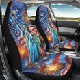 thumbnail image 4 of XYZCANDO 4Th Of July Front Car Seat Covers featuring Statue of Liberty Design - Perfect Patriotic Vehicle Interior Decor, 4 of 10