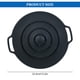 thumbnail image 2 of Tapa de olla con protección contra salpicaduras para sartenes: protección contra derrames de agua para sartenes universal para ollas de 29 cm, tapa de olla universal (negra), 2 of 4