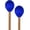 Blue, variant on Medium Hard Yarn Head Keyboard Marimba Mallets with Maple Handles,Pack of 2 Blue (Purple)