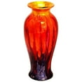 thumbnail image 6 of Heather Ann Creations W1039-06 Judith 21 in. Foiled & Lacquered Ceramic Vase - Copper, Red & Gold, 6 of 11
