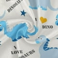 thumbnail image 2 of Coolnut 60" Dinosaur Round Tablecloth, Waterproof Spillproof Polyester Fabric Table Cover with Zipper Umbrella Hole for Outdoor Patio Garden Dining Party, 2 of 7