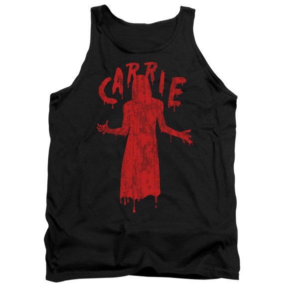 Carrie Silhouette Adult Tank Top Black