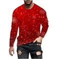 thumbnail image 2 of Elvqul Christmas Shirts for Men Ugly Pullover Y2K Crewneck Vacation Mens Shirts Long Sleeve, 2 of 5