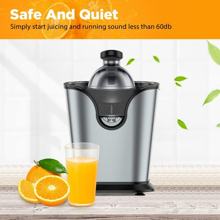 EASEHOLD Electric Citrus Juicer, Portable Juicer Rechargeable with 2 Juicer  Cones and USB, Orange Juice Squeezer for Lemon, Lime, Grapefruit 