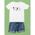 thumbnail image 3 of Cute Spooky Ghost Kittens T-Shirt Juniors -Image by Shutterstock,  Small, 3 of 4