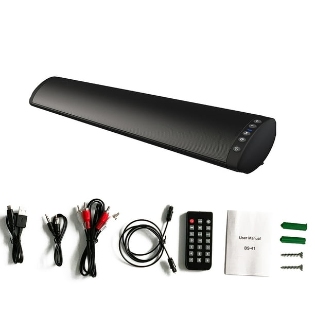 Haut-parleur Audio Sans Fil 3D Home Cinéma Stéréo Surround Bluetooth 5.0 Canaux de Jeu de la Barre de Son TV