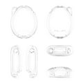 thumbnail image 1 of Lttoisl Étui de Protection pour PC Tamagotchi Connection, Matériau TPU Transparent Clair, Résistant à l'Eau et Antichoc, Housse Résistante à la Saleté pour Animaux de Compagnie Virtuels, 6.6x5.3x2.3cm, 1 of 8