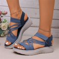 thumbnail image 7 of Women's Comfortable Walking Sandals with Elastic Strap Light Weight Casual Summer Sandals for Trendy Footwear,40, 7 of 7