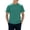 T-Green, variant on T Shirts For Men Adult Referee Shirt V Neck Striped Sweatshirt Short Sleeved Top Charm Clothing Green M
